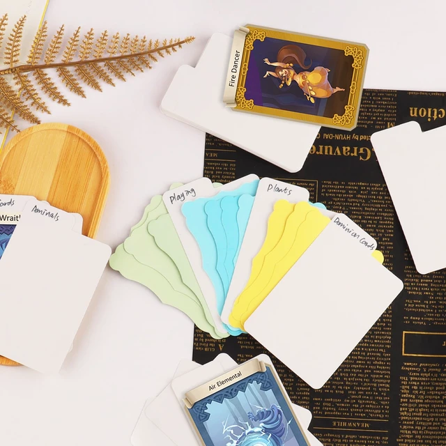 Alt view image 7 of 7 - 300 Pieces Trading Card Dividers, Paper Divider Cards with Tabs | Blank White Card Box Dividers for Storage Boxes, Ideal for Baseball MTG TCG Sports Game Cards, Standard Vertical, 2.6x4.1 In