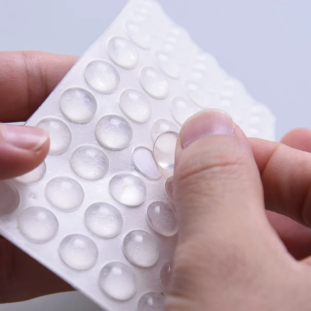 Alt view image 5 of 7 - 232 Pcs Rubber Feet Adhesive Bumper Pads Self Stick Buffer Pads | Clear