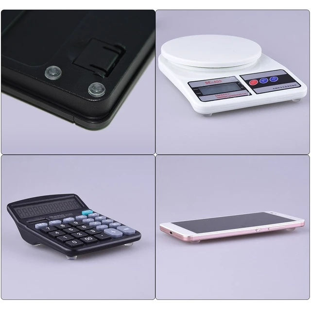 Alt view image 6 of 7 - 232 Pcs Rubber Feet Adhesive Bumper Pads Self Stick Buffer Pads | Clear