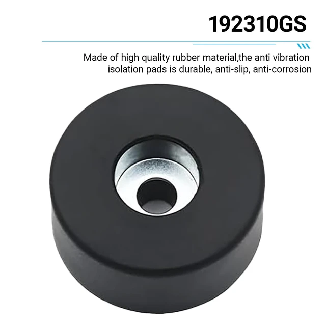 Alt view image 4 of 6 - 4PCS 192310GS Anti Vibration Rubber Feet Pads Bumper for Air Compressors, Generators Pressure Washers Isolation Mounts Compatible with Coleman Powermate 094-0026 Sanborn E106661, Husky Fini D091007