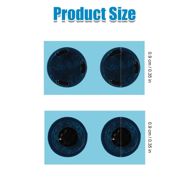 Alt view image 2 of 7 - 4-Pack Laptop Rubber Feet for Microsoft Surface Laptop 3/4/5, 0.9cm/0.35in | Rubber, for Surface Laptop 3/4/5, Diameter 0.35in, Black