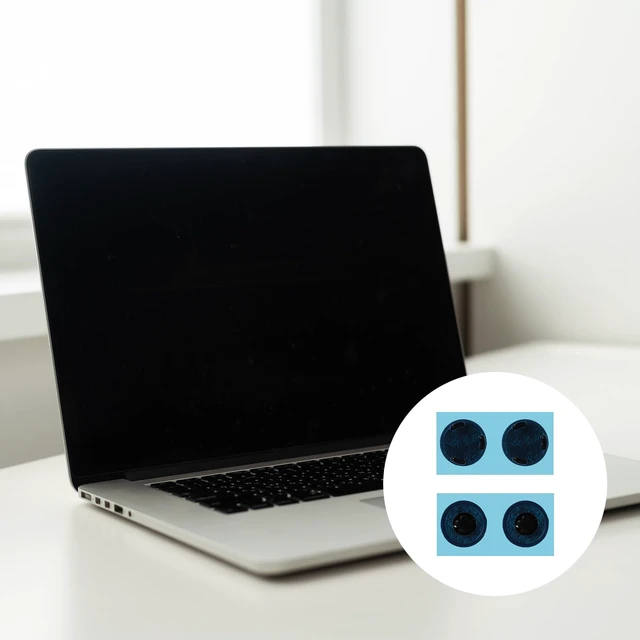 Alt view image 7 of 7 - 4-Pack Laptop Rubber Feet for Microsoft Surface Laptop 3/4/5, 0.9cm/0.35in | Rubber, for Surface Laptop 3/4/5, Diameter 0.35in, Black