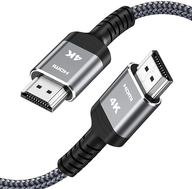 Main image of 20FT 4K HDR HDMI Cable High Speed HDMI 2.0 Cables | 18Gbps Braided Nylon, HDCP 2.2, ARC, 4K UHD, HD 1080p, 3D for Laptop, Monitor, PS3, PS4, Blu-ray, Netflix Projector