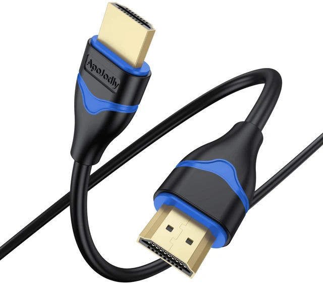 Main image of 4K HDMI Cable 4FT, High Speed HDMI 2.0 Cable 4 Foot Ultra HD | HDMI to HDMI Cord 4K@60Hz, 2K@144Hz, 1080P, HDR, 3D, HDCP2.2, ARC for Monitor, PS4/PS5, Roku, HDTV, Xbox, Laptop, Switch