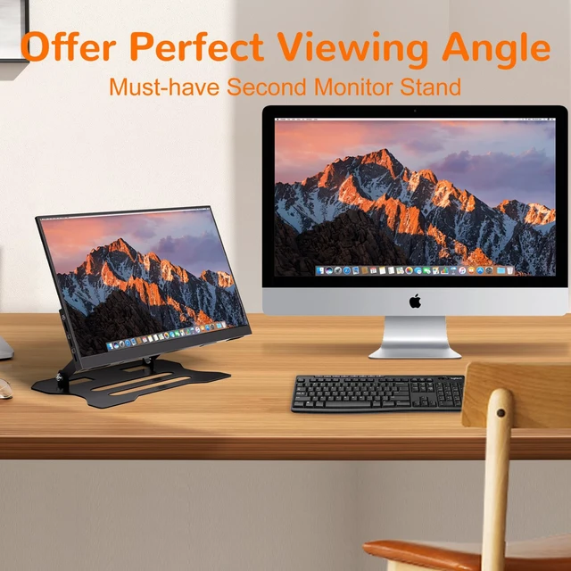 Alt view image 4 of 6 - Adjustable Laptop Stand for DeskPortable Ergonomic Laptop Stand Fits All LaptopsComputer Holder Compatible with Air, Pro, Dell, HP, Lenovo More 10-17.3" Laptops, Black