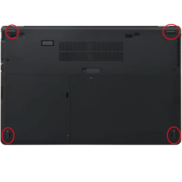 Alt view image 2 of 5 - Replacement Rubber Foot Feet Bottom Base Cover Compatible with HP EliteBook Folio 9470M 9480M