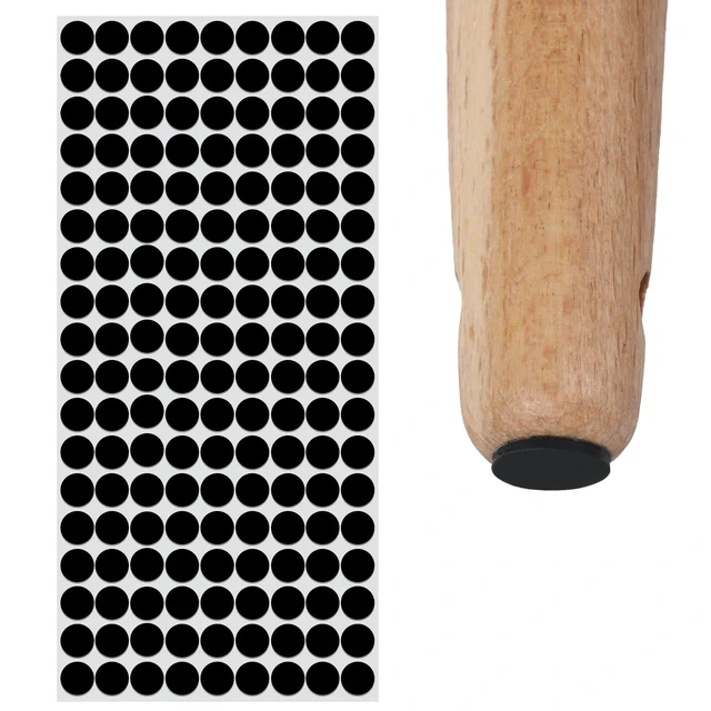 Alt view image 4 of 7 - 162Pcs 3/8" Small Round Anti Slip Furniture Pad 1cm Black Silicone Rubber Stickers Self Stick Non Slip Sticky Pad Adhesive Silicone Pads 0.4" Stick On Rubber Pads for Furniture