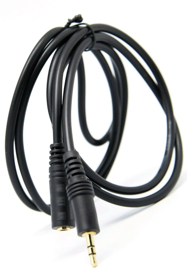 Alt view image 2 of 4 - 1.5M 5 Feet 3.5mm Jack Audio Stereo Earphone M/F Extension Cable Cord Male to Female