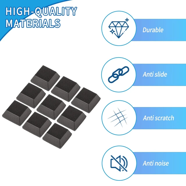Alt view image 4 of 7 - 32 Pcs Adhesive Rubber Feet for Electronics, Rubber Bumpers self Adhesive