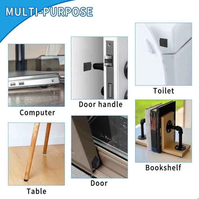 Alt view image 7 of 7 - 32 Pcs Adhesive Rubber Feet for Electronics, Rubber Bumpers self Adhesive
