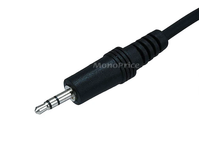 Alt view image 2 of 2 - 100647 50' 3.5mm Stereo Plug/Plug M/M Cable, Black