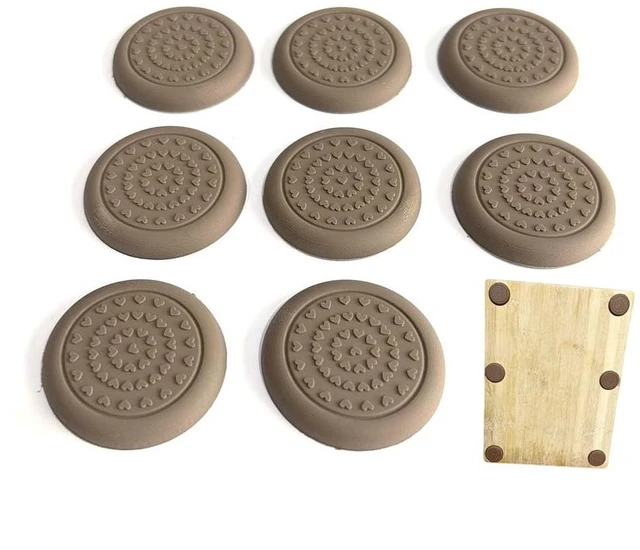 Main image of Rubber Feet for Cutting Board, 8 Pack Self-Adhesive Non Slip Rubber Bumper Pads for Chopping Boards, Butcher Blocks, Serving Trays, Kitchen Countertops and Small Appliances