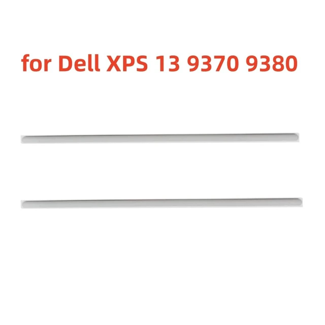 Alt view image 2 of 7 - Rubber Feet Strips Replacement for Dell XPS 13 9370 9380 for Laptop Bottom Case Nonskid Silicone Bumper Rubber Foot Strips