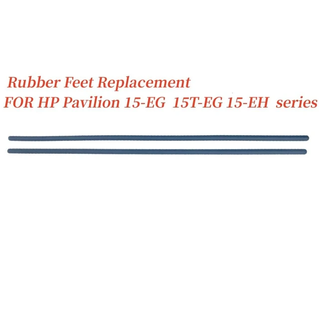 Alt view image 2 of 7 - Bottom Cover Rubber Feet Strips for HP Pavilion 15-EH 15-EG 15T-EG | 15-EG0000 15-EH0000 M08894-001 M39994-001 M08896-001 GAG7H001010 GAG7H002010 Replacement Bottom Case Rubber Foot Strip