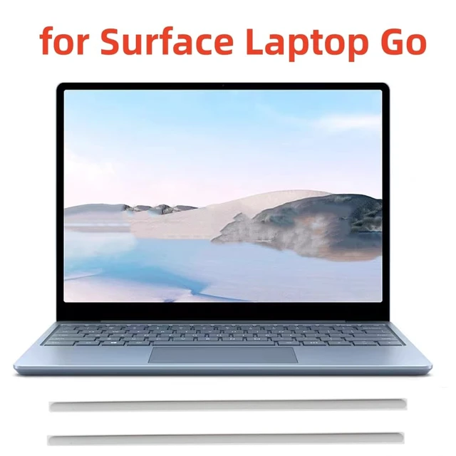 Alt view image 3 of 7 - Laptop Rubber Feet Strips Replacement for Microsoft Surface Laptop Go for Laptop Rear Cover Non-Slip Silicone Bumper Feet Strip Grey