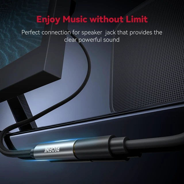 Alt view image 2 of 7 - Headphone Extension Cable 5ft-(No Mic Support) 3.5mm Extension Cable Nylon Braided Male to Female Aux Cord Extender for Smartphones,Headphones,Laptops,Tablets, Speakers