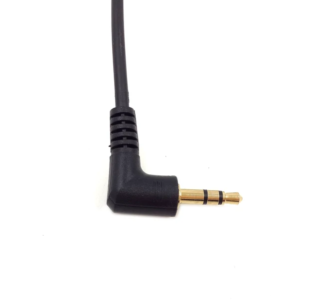 Alt view image 4 of 4 - 3Ft Gold Plated 3.5MM Male to Female AUX Audio Stereo Input 90 Degree Spring Coiled Spiral Extension Cable Black (TRS 3.5M/F)