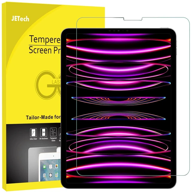 Main image of Screen Protector for iPad Pro 11" & iPad Air 5/4 10.9", 1-Pack | For iPad Air 5/4 10.9" (2022/2020) & Pro 11" (2022/2021/2020/2018), HD Clear, Anti-Scratch Tempered Glass