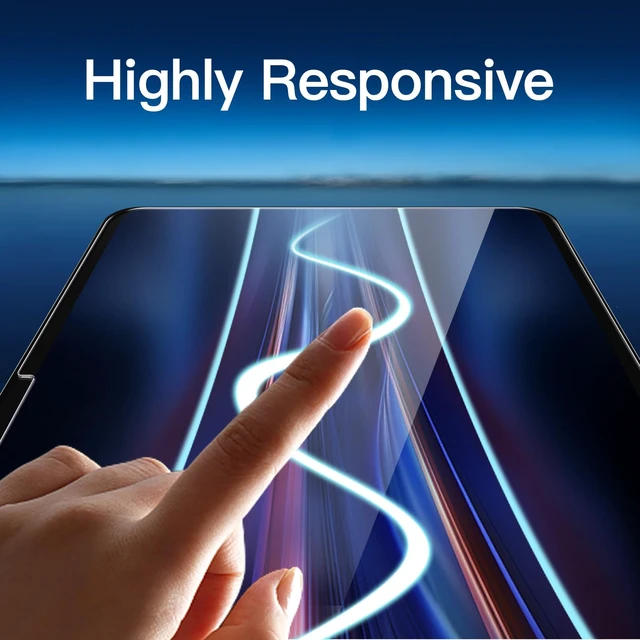 Alt view image 5 of 6 - Screen Protector for iPad Pro 11" M5/M4, 2-Pack | For 2025/2024 Model, HD Clear, Anti-Scratch Tempered Glass