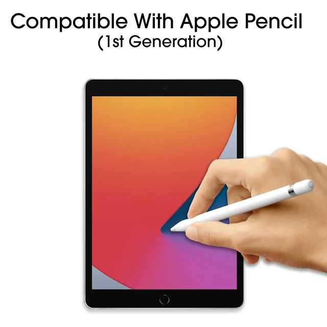 Alt view image 5 of 5 - 2 Pack Screen Protector for iPad 9 / iPad 8 / iPad 7 Tempered Glass | 9H Drop & Scratch Protection, Easy Instllation & Bubble Free, Apple Pencil Compatible, HD Clear, Ultra Thin
