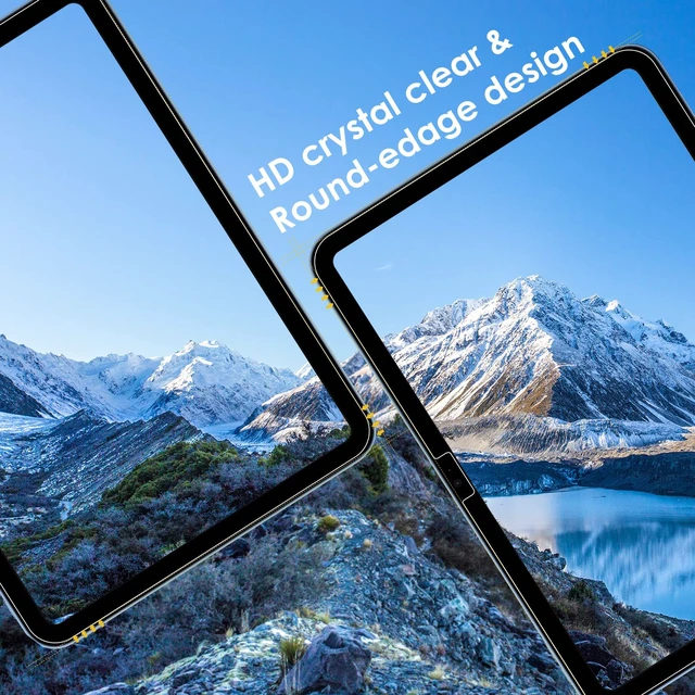 Alt view image 5 of 6 - 2-Pack Screen Protector Compatible with iPad A16 2025 11th Generation 11 Inch / 10th Generation 2022 10.9 Inch, Tempered Glass Clear Film, Anti-Scratch, 9H Hardness, Easy Installation