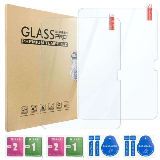 Alt view image 6 of 6 - 2-Pack Screen Protector Compatible with iPad A16 2025 11th Generation 11 Inch / 10th Generation 2022 10.9 Inch, Tempered Glass Clear Film, Anti-Scratch, 9H Hardness, Easy Installation
