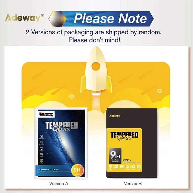 Alt view image 3 of 7 - Screen Protector for iPad 10.9" and Pro 11", 2 Pack | Compatible with Pro 11 4th/3rd/2nd Gen, 9H Tempered Glass, HD Clarity, Scratch Resistant, Compatible with Apple Pencil