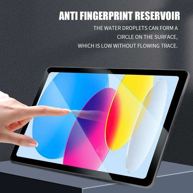 Alt view image 5 of 7 - Anti Blue Light Screen Protector for iPad (A16) 11th/10th Gen | 2 Packs, Tempered Glass, 9H Hardness, Scratch Resistant, Bubble Free, Eyes Protection