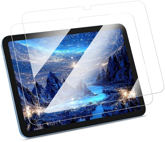 Main image of Screen Protector for iPad (A16) 11th Gen 11 in, iPad 10th Gen 10.9" | Anti-Scratch Tempered Glass, Premium HD Clarity, 9H Hardness, High Touch Response, for Work, Study & Travel (Pack of 2)