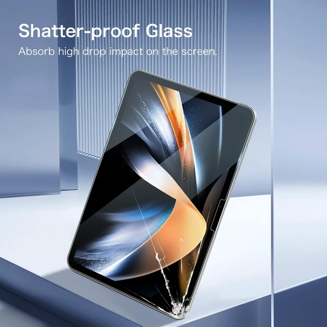 Alt view image 4 of 7 - 2-Pack Screen Protector for iPad Pro 11-inch (M5) 2025 & (M4) 2024 | Anti-Scratch Tempered Glass, Premium HD Clarity, 9H Hardness, High Touch Response, for Work, Study & Travel