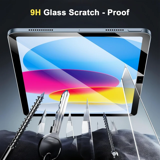 Alt view image 4 of 7 - Tempered Glass Screen Protector for iPad 11th Gen A16 | Comes with Installation Tray, Case Friendly & Apple Pencil Compatible, HD Clear Touch Sensitive, 1 Pack Fits iPad 10th Gen