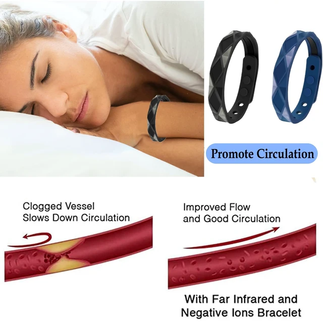 Alt view image 3 of 7 - Anti Static Wrist Strap,Adjustable Anti Static Wristband Improve Sleep,Balance Winter Electrostatic Removal Bracelet Elimination Discharge for Men and Woman 2Pack