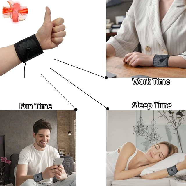 Alt view image 6 of 7 - Grounding Wrist Strap,Black Grounding Wristband Improves Sleep Reduces Pain and Inflammation,Increases Energy Grounding Bracelet 12.5"x3.3"