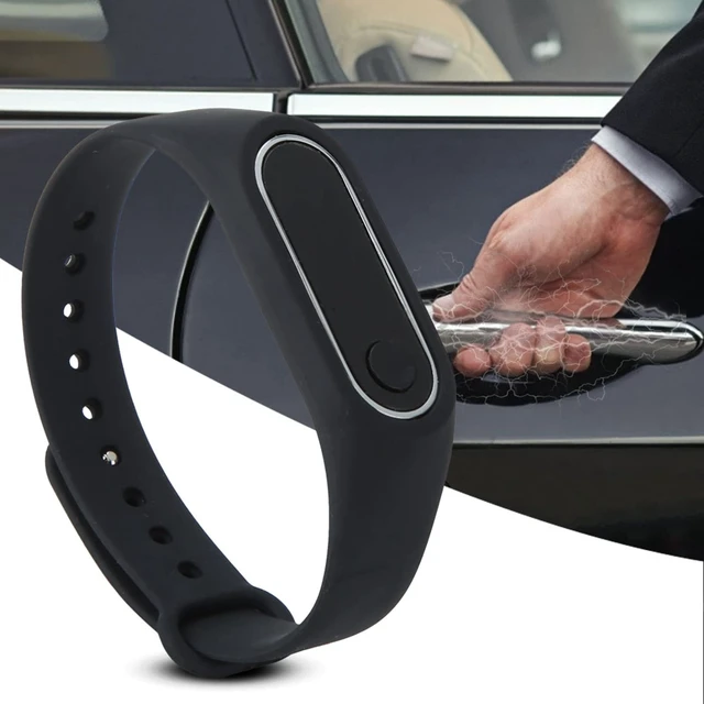 Alt view image 3 of 7 - Anti Static Wristband, Anti Static Wrist Strap, Automatic Static Eliminator | Antistatic Wrist Band, Electric Shock Bracelet Electrostatic Removal, Silicone Anti Static Bracelet for Men