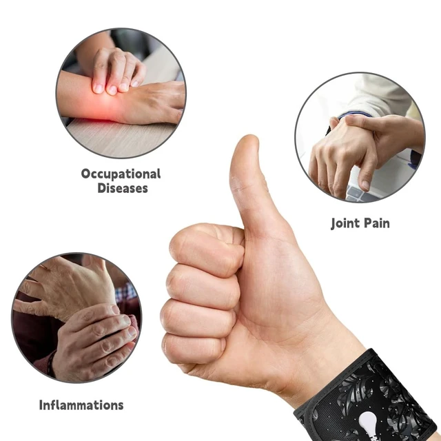 Alt view image 5 of 7 - Grounding Wristband Wrist Strap for Therapy Silver Fiber Grounded Wrist Band for Pain Anxiety with 15ft Grounding Cord