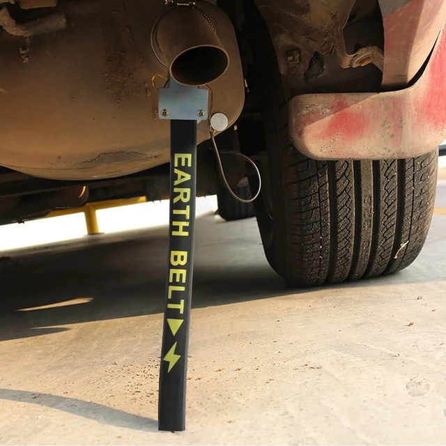 Alt view image 5 of 7 - Car A-nti Static Strap Electrostatic Earth Belt, Ground Wire Strap for Car Vehicle Truck SUV RV Safe Driving(Size:11.8-15inch)