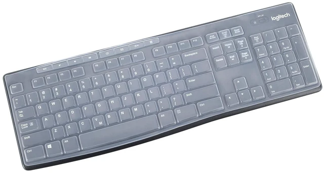 Main image of Keyboard Cover for Logitech MK370 MK295 MK270 K270 Keyboard, Logitech MK370 MK270 K270 Keyboard Skin Protector - Clear