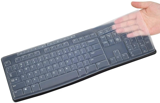 Main image of Keyboard Cover for Logitech MK370 MK270 K270 MK295 Wireless Keyboard, Logitech MK295 K270 MK270 Silicone Protective Covers Skin