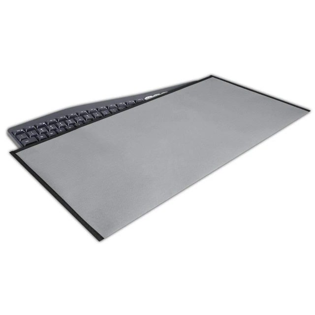 Alt view image 5 of 7 - Dust Cover Compatible with Universal Keyboard (L) - Computer Keyboard Protector Fabric Case - Light Grey