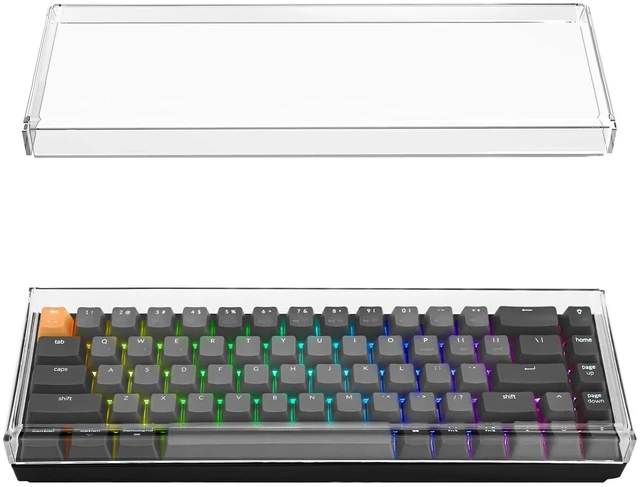 Main image of Keyboard Dust Cover Compatible with Aula WIN68 / Hero 68 HE, Razer Huntsman V3 HE 65% / Reclusa X Mini 65%, Keychron K6 HE / K6, Attack Shark X68, Clear Acrylic Keyboard Cover