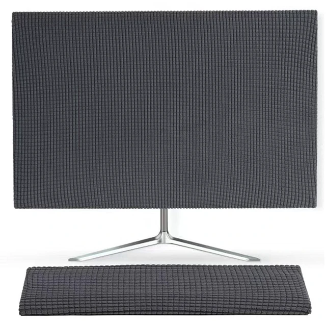 Main image of Monitor Dust Cover Keyboard Covers Case Anti-Static Dustproof Protective Cover for LCD/LED/HD Panel Case Computer Sleeve Compatible with PC, Desktop and TV (Dark Grey, 27-30inch)