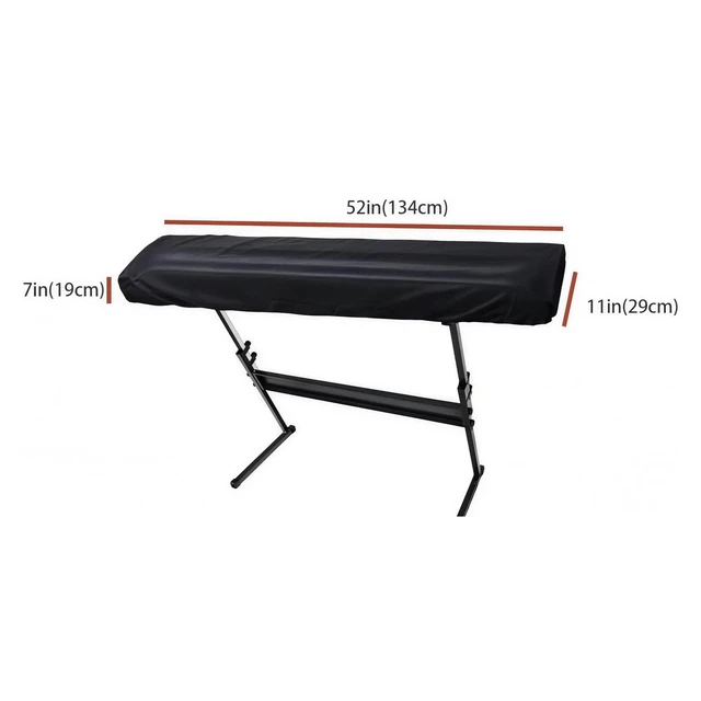 Alt view image 6 of 7 - 88-Key Piano Keyboard Dust Cover, Oxford Cloth, Waterproof and Dustproof