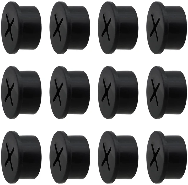 Main image of Desk Grommet, 3/4 Inch Flexible Rubber Grommets, Silicone Cable Cord Grommet Wire Hole Cover for Desk, Table and Other Furnitures(12Pack)