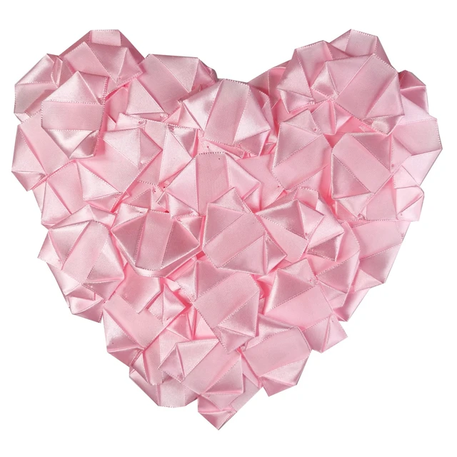 Alt view image 5 of 7 - 320pcs Rose Petals Handmade Ribbon Petal for Flower Bouquet Eternal Flowers Premade Artificiales Flower Petals DIY Forever Flowers Bouquets for Wedding,Anniversary,Birthday Gifts (Pink, X)