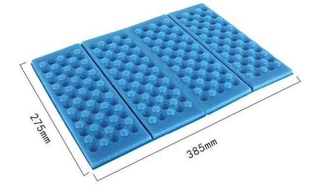 Alt view image 2 of 3 - 1pcs Waterproof Foldable Folding Foam Mat Chair Cushion Seat Pads (Blue, Green, Red, Orange, Purple.) (Blue-2)