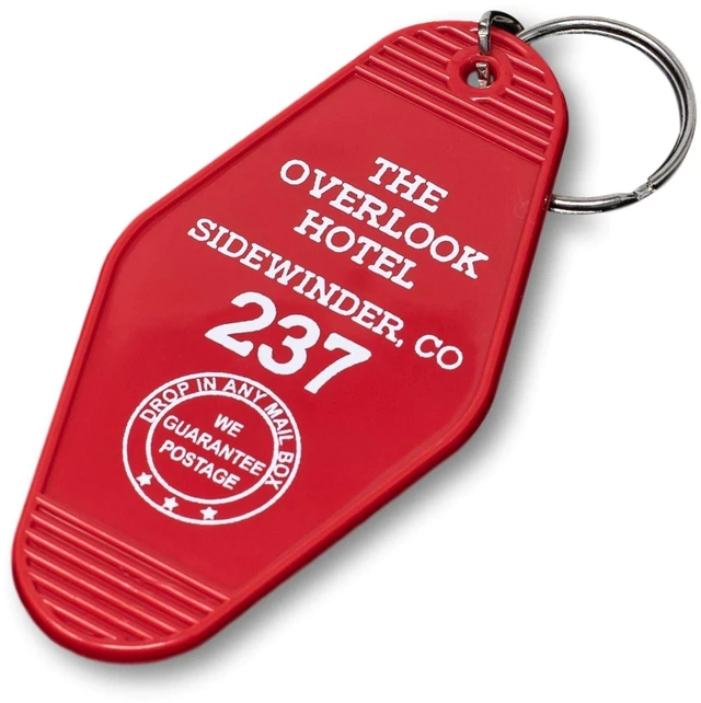 Main image of Vintage Hotel Motel Keychain (Red Overlook Hotel)