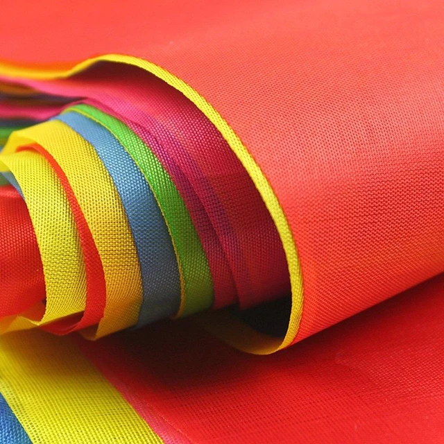 Alt view image 3 of 7 - 100 Feet Pennant Banner - 75 Multicolor Bunting Flags (7x11 Inches) - Birthday Party Grand Opening Christmas Decorations
