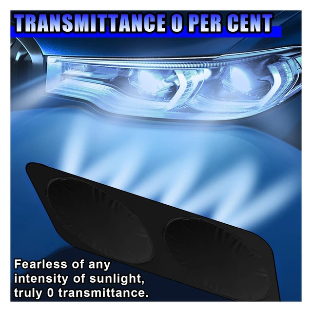 Alt view image 5 of 6 - Car Windshield Sun Shade (65×36 inch) | Foldable Car Front Window Heat Blocking Sun Shield, Universal Reflective Auto Interior Protective Cover for Car, SUV, Truck