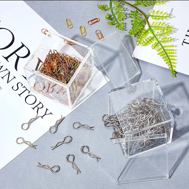Alt view image 5 of 7 - 8 Pcs Clear Acrylic Box with Lid, 1.77 x 1.77 x 1.77 Inch, Classic Style | Small Storage Box, Mini Plastic Cube Containers, Candy, Tiny Jewelry, Holiday, Party Favor, Wedding, Home Decoration