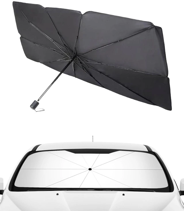 Main image of Car Sun Shade,Car Accessories Windshield Sun Shade,Cars Windshield Sun Shade Umbrella,Foldable Front Window Cover Sunshade Umbrella,Block UV Rays & Sun Heat Insulation,Fit for Most Vehicles